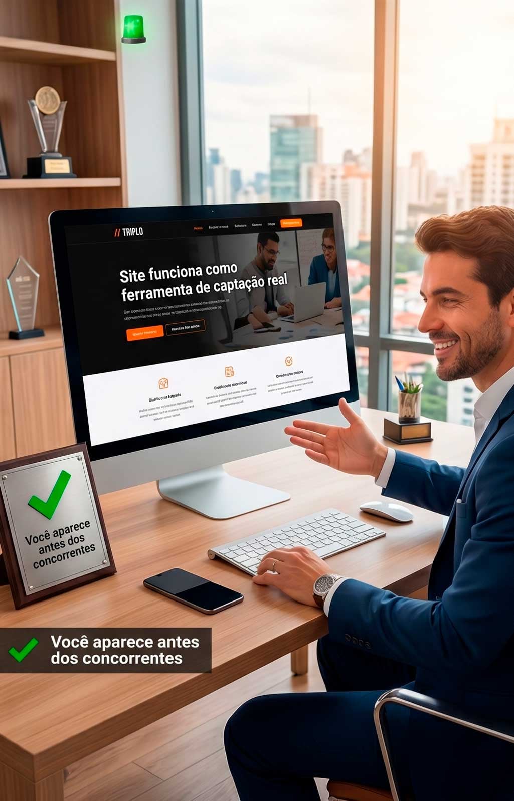 Empresa encontrada e recomendada — situação depois da Triplo