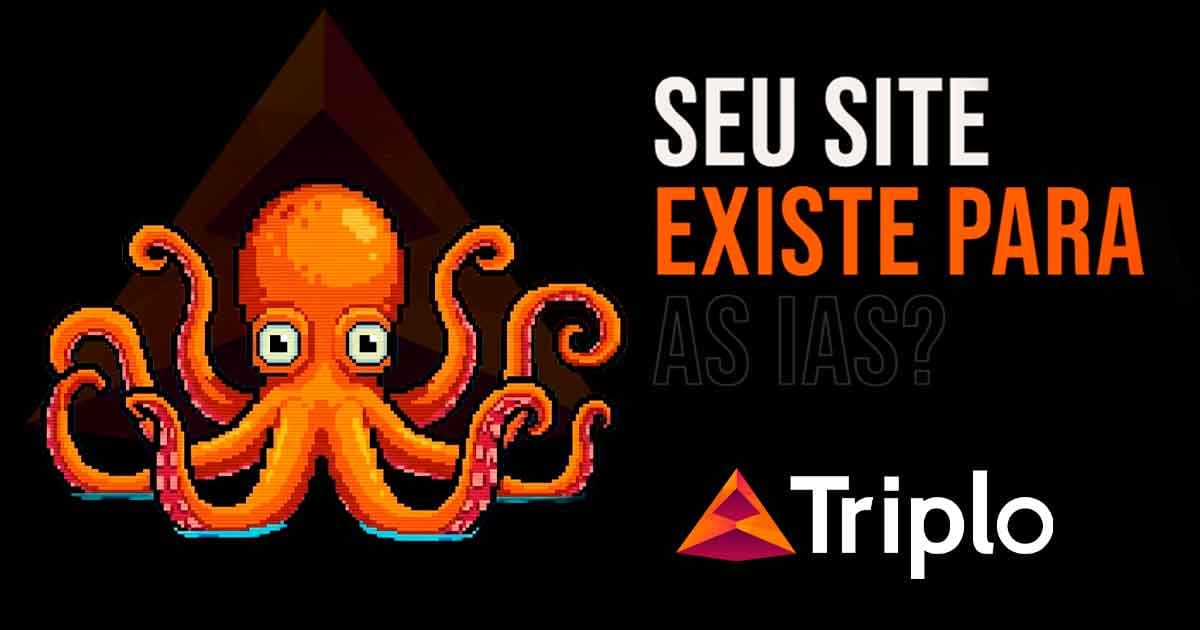 Composição visual da Triplo para um guia sobre o arquivo llms.txt